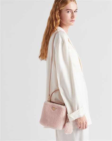 prada orchid pink|Orchid Pink Prada Panier Shearling Mini.